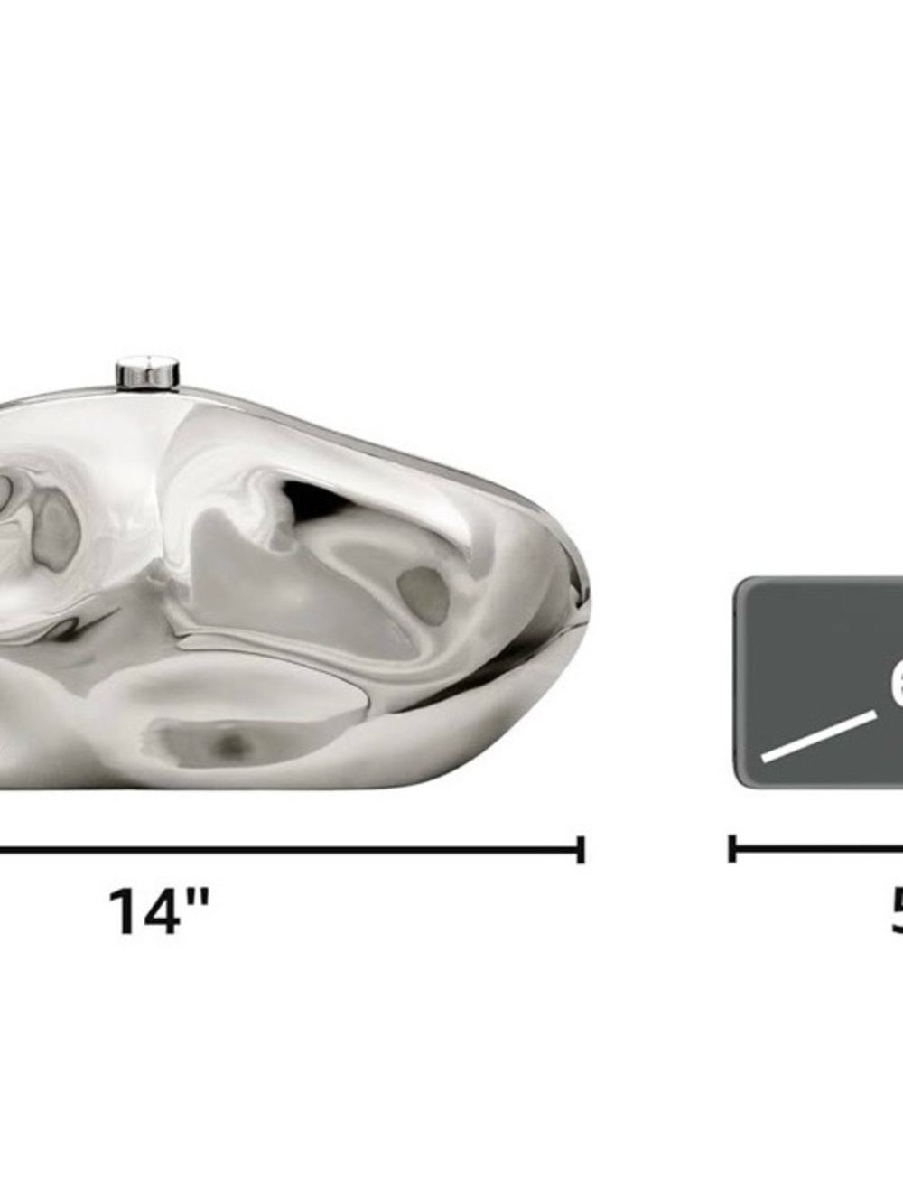 Modern Silver Clutch - Picture 7 of 7